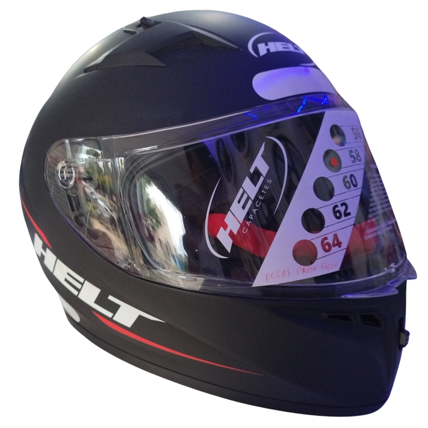 Capacete nº 58 - Center Motos Ofina e Peças para Motos Sinop MT
